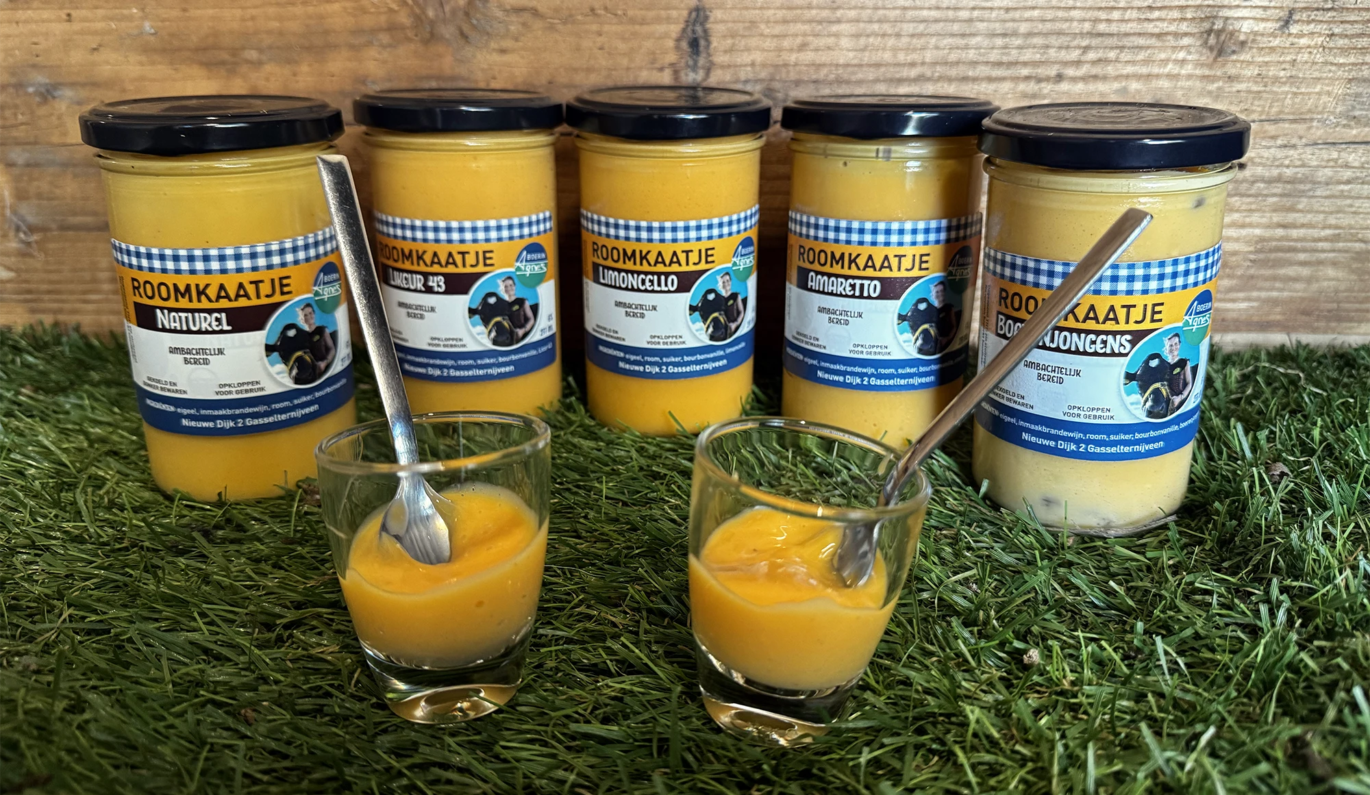 roomkaatje advocaat potten van de boerderij